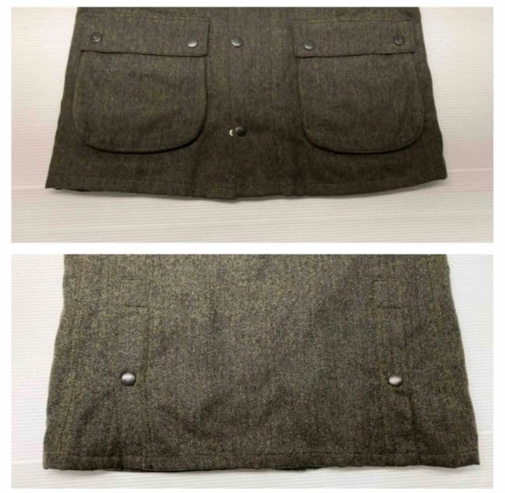 Barbour BEDALE SL ビデイル ウール ヘリンボーン