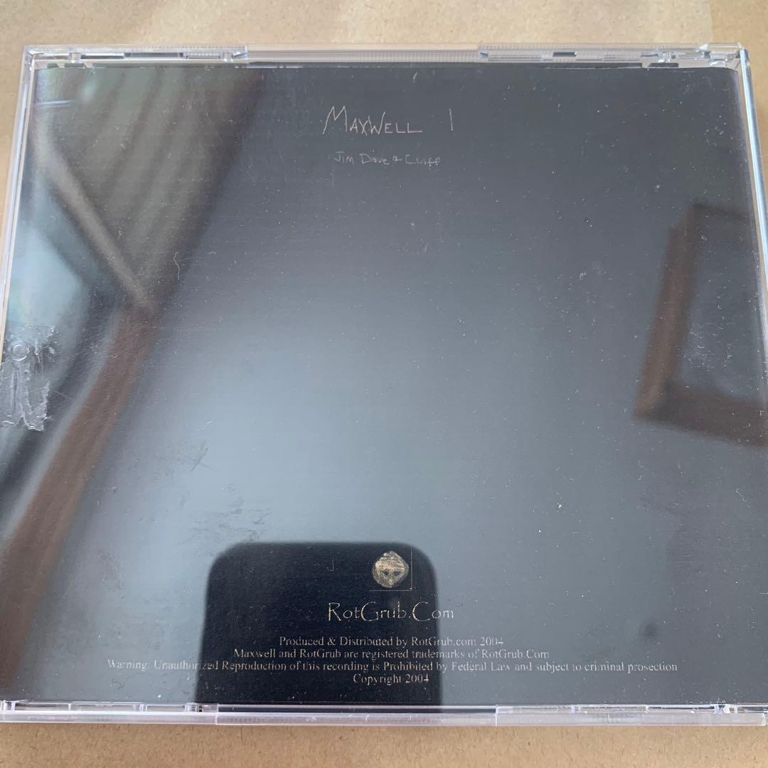 Maxwell 1 Jim, Dave & Cliff Burton CDr盤