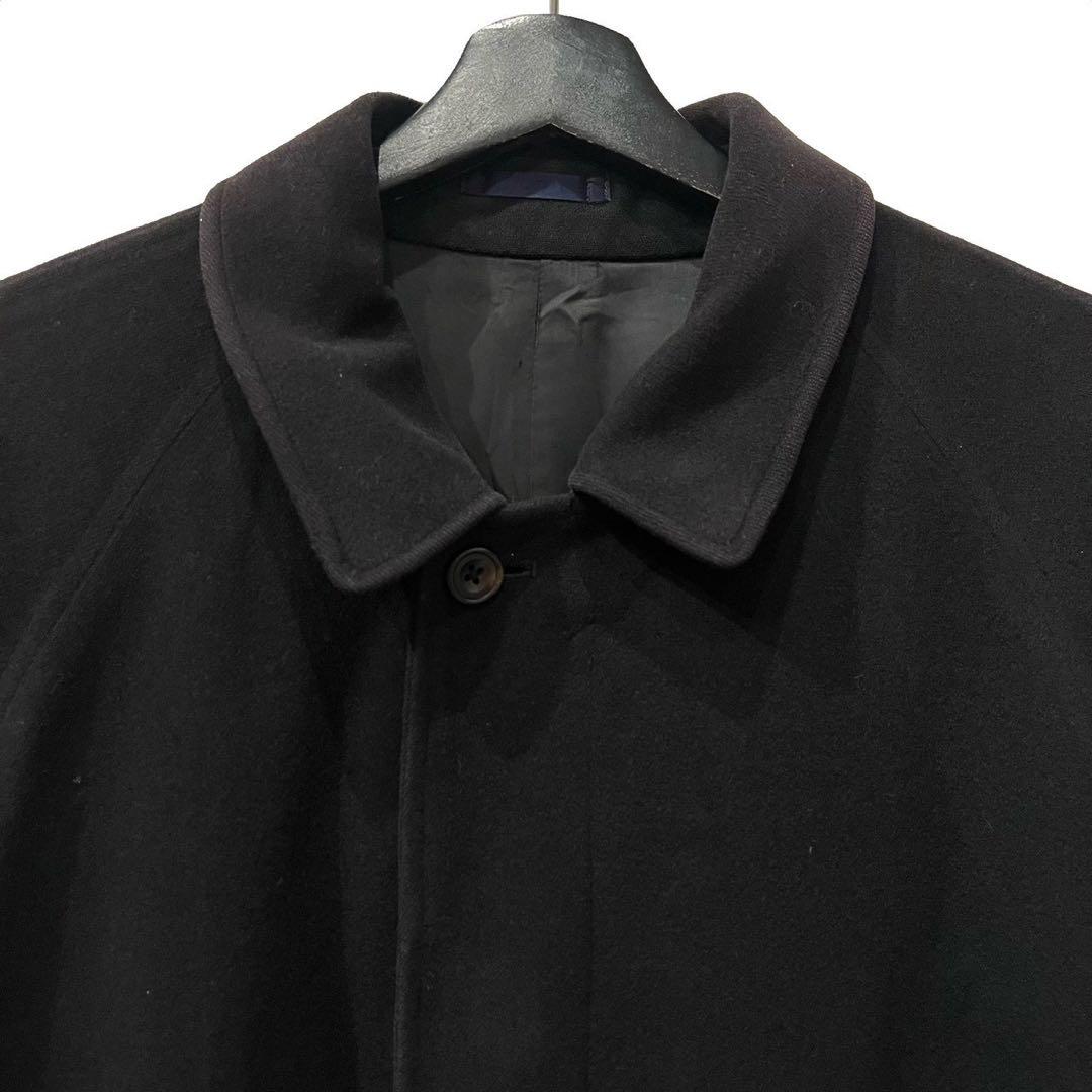 old Paul Stuart ラムウールカシミヤ混ロングコート 名作 初期