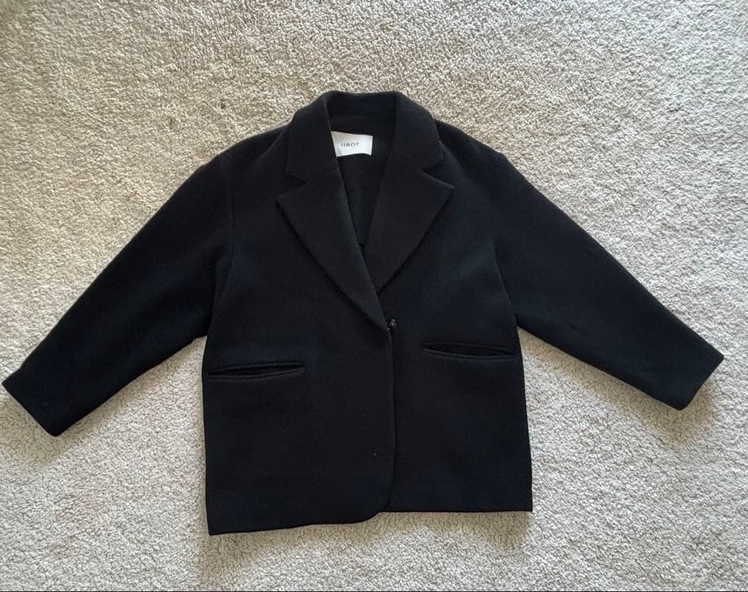 s*☆様 IIROT イロット　ウールビーバーブレザー　コート　ジャケット　ブラ