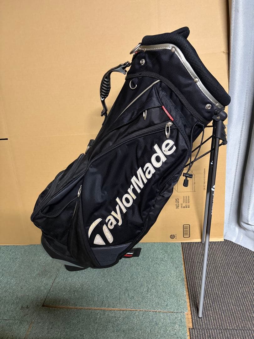 テイラーメイド ゴルフ キャディバッグ スタンド ブラック