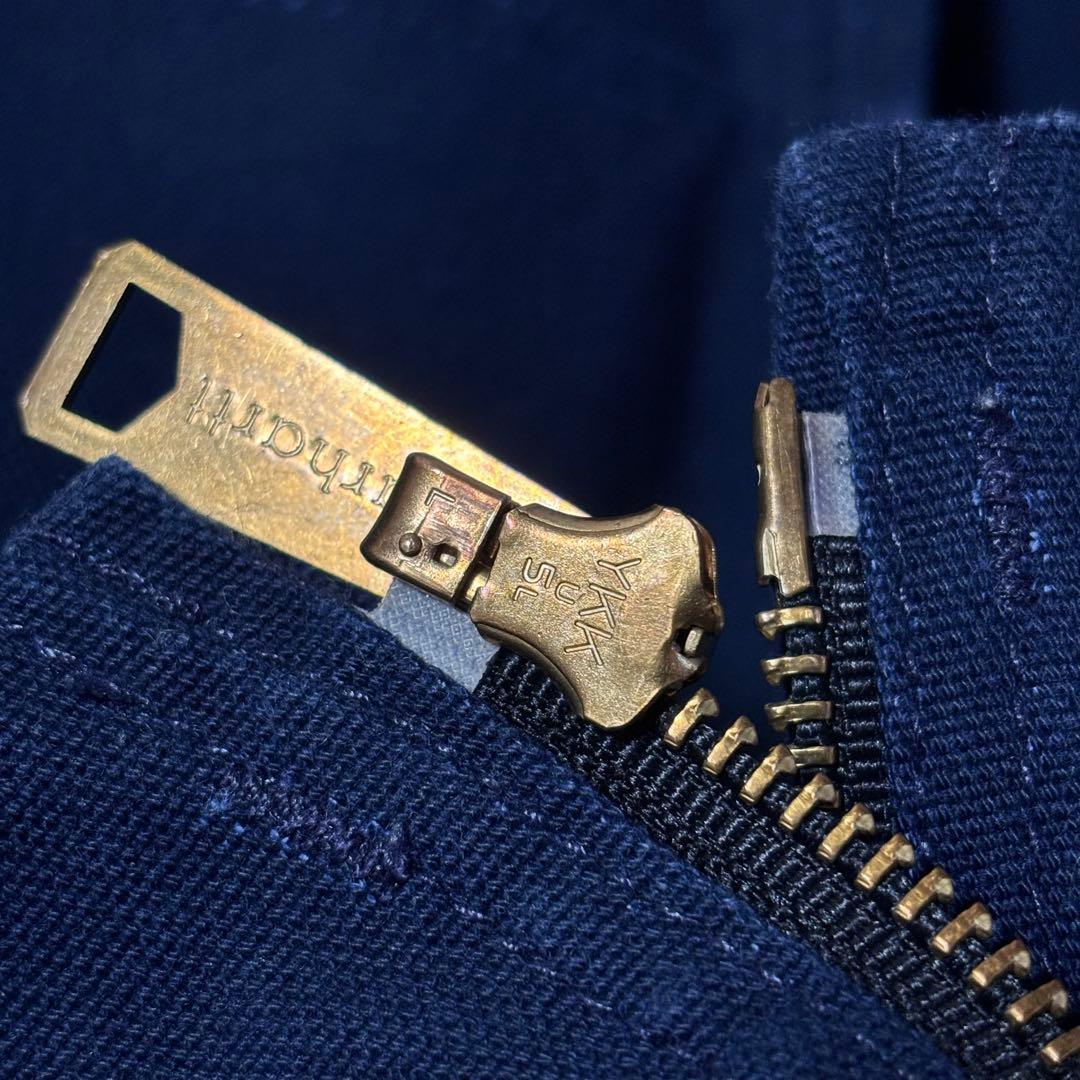 美品 USA製 カーハート アクティブ ジャケット パーカー M ネイビー 紺