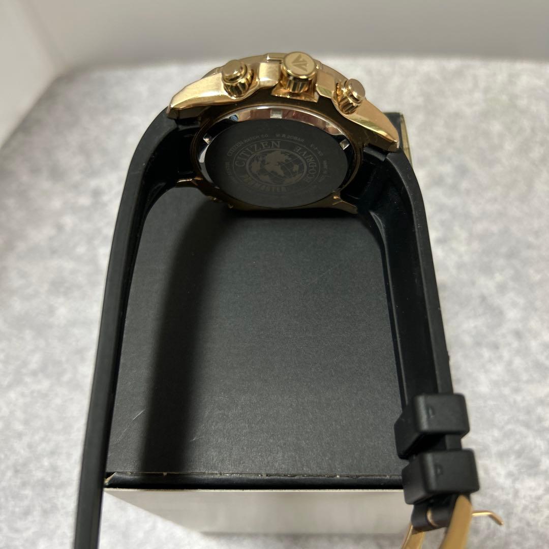 シチズンc660ブラック/ゴールド クロノグラフ 時計シチズン