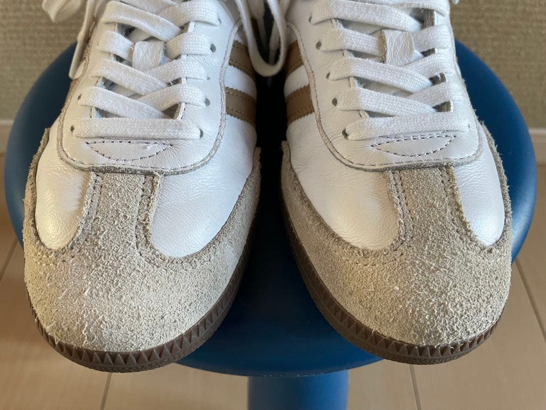 adidas サンバSAMBA OG B75806 ベージュ24.5㎝