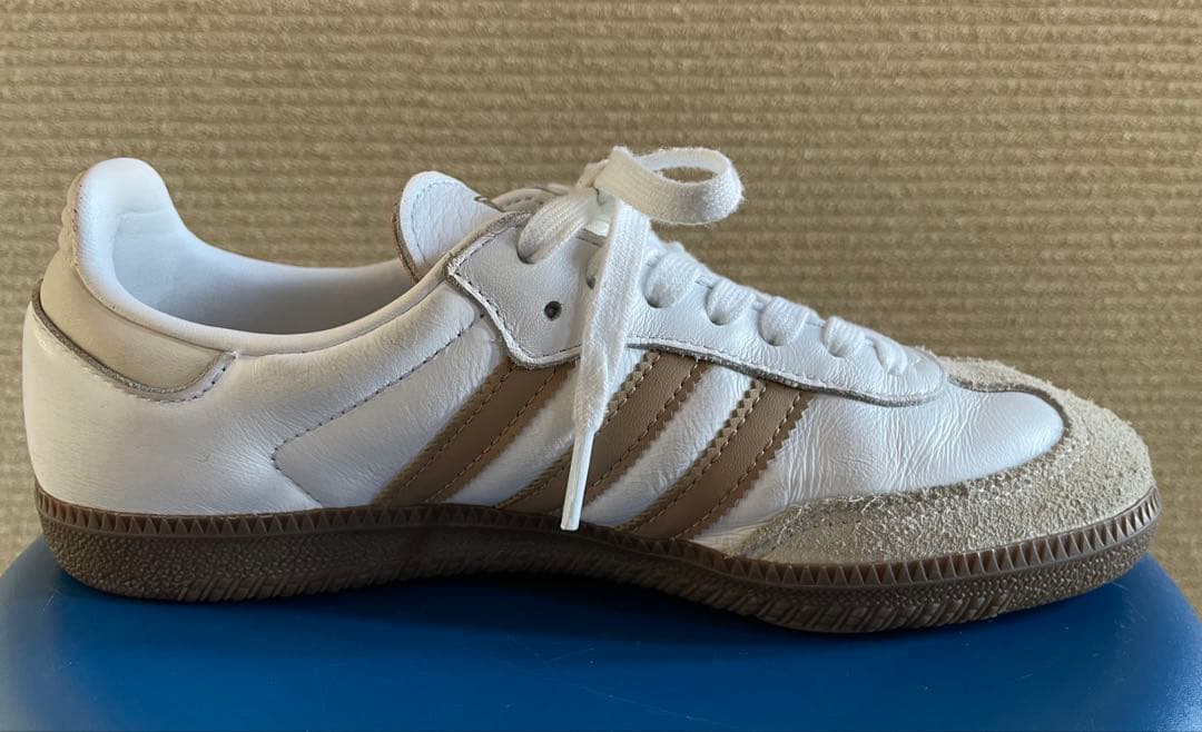adidas サンバSAMBA OG B75806 ベージュ24.5㎝