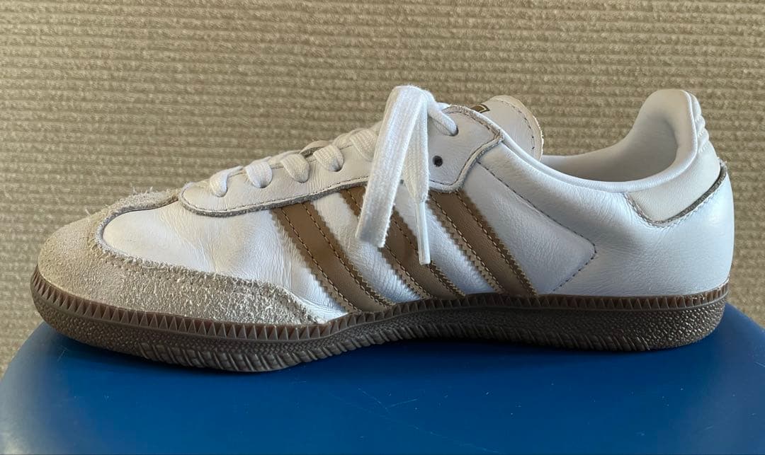 adidas サンバSAMBA OG B75806 ベージュ24.5㎝