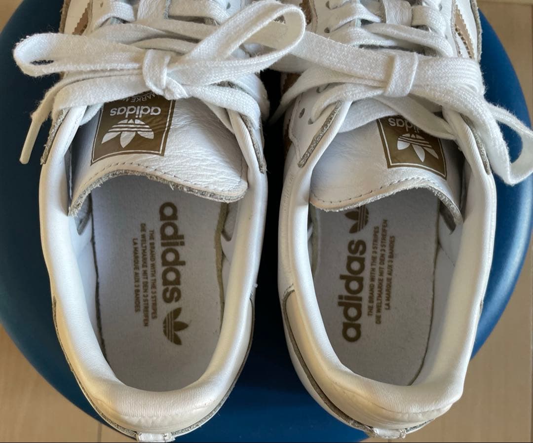 adidas サンバSAMBA OG B75806 ベージュ24.5㎝