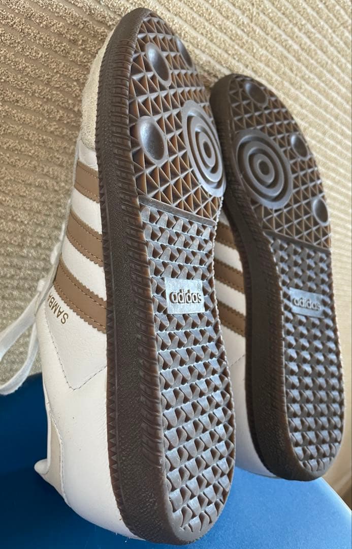 adidas サンバSAMBA OG B75806 ベージュ24.5㎝