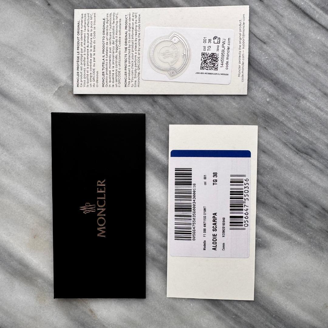 MONCLER ホワイト スニーカー 38