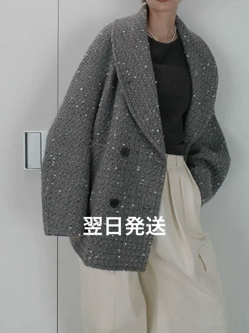 CLANEMINAMI TANAKA×CLANE OVER TWEED COAT