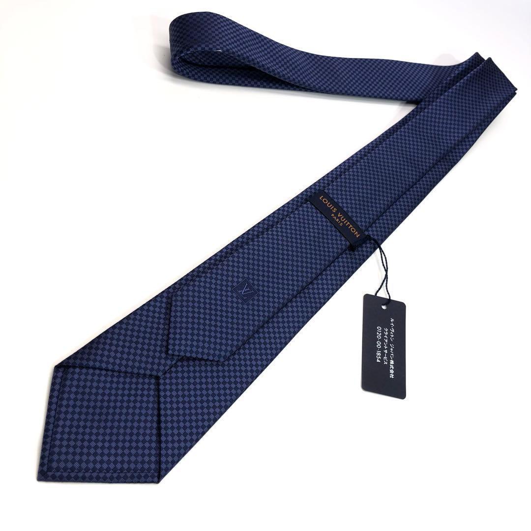 【carina様】未使用✨箱/タグ付 ルイヴィトン ネクタイ・マイクロダミエ