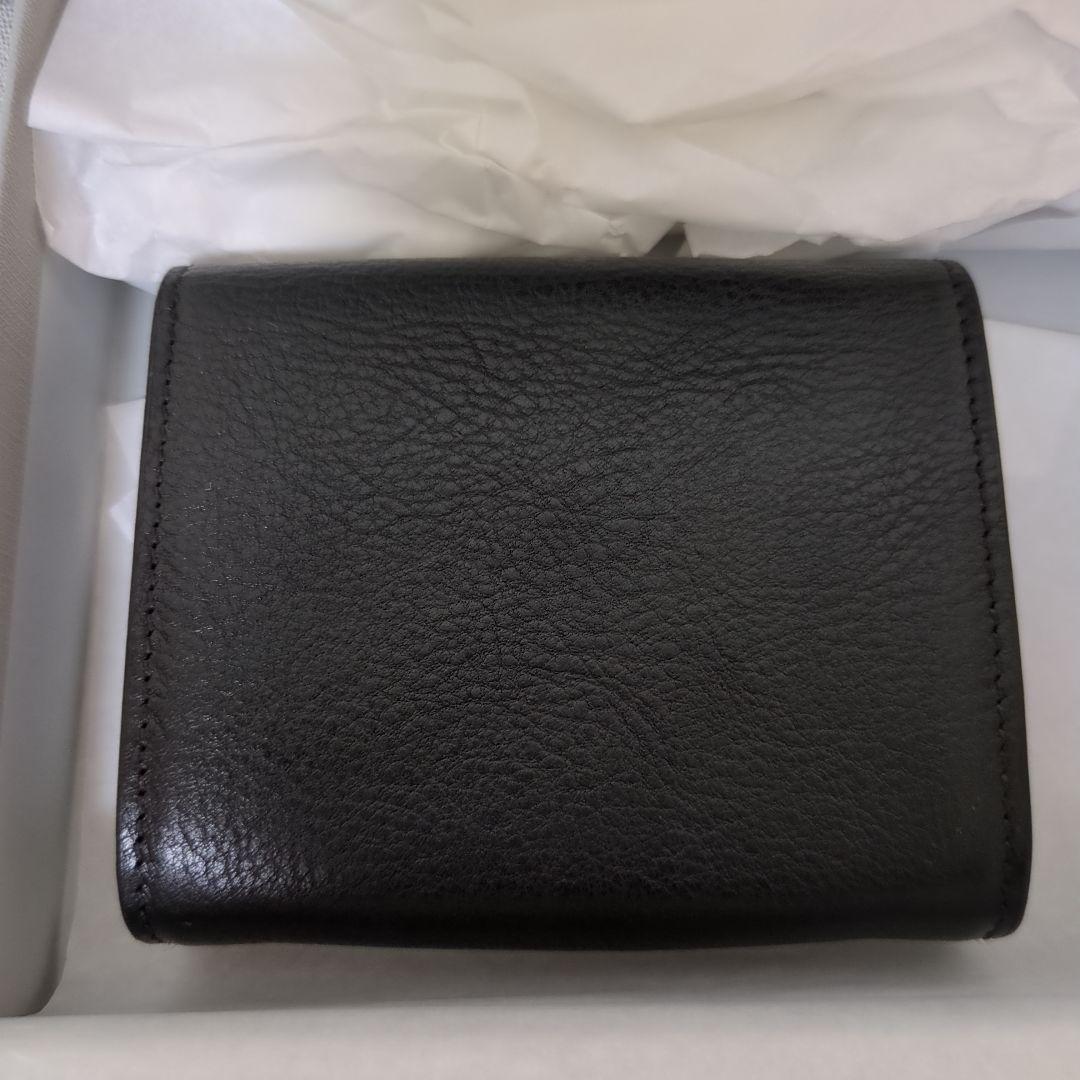イルビゾンテ IL BISONTE 二つ折り財布 レザー ブラック　新品未使用