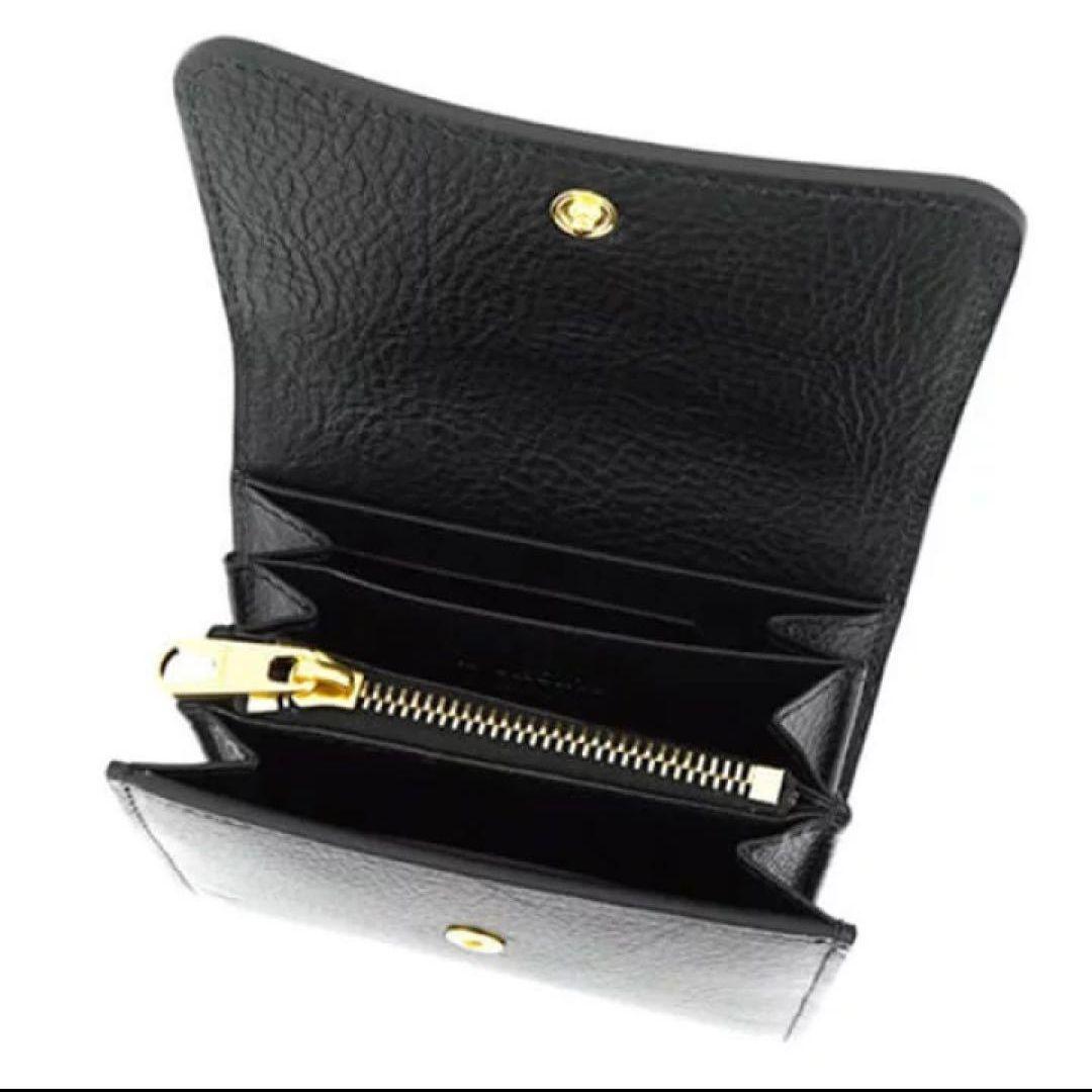 イルビゾンテ IL BISONTE 二つ折り財布 レザー ブラック　新品未使用