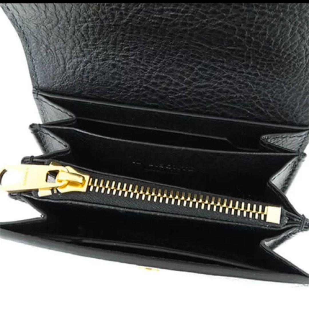 イルビゾンテ IL BISONTE 二つ折り財布 レザー ブラック　新品未使用