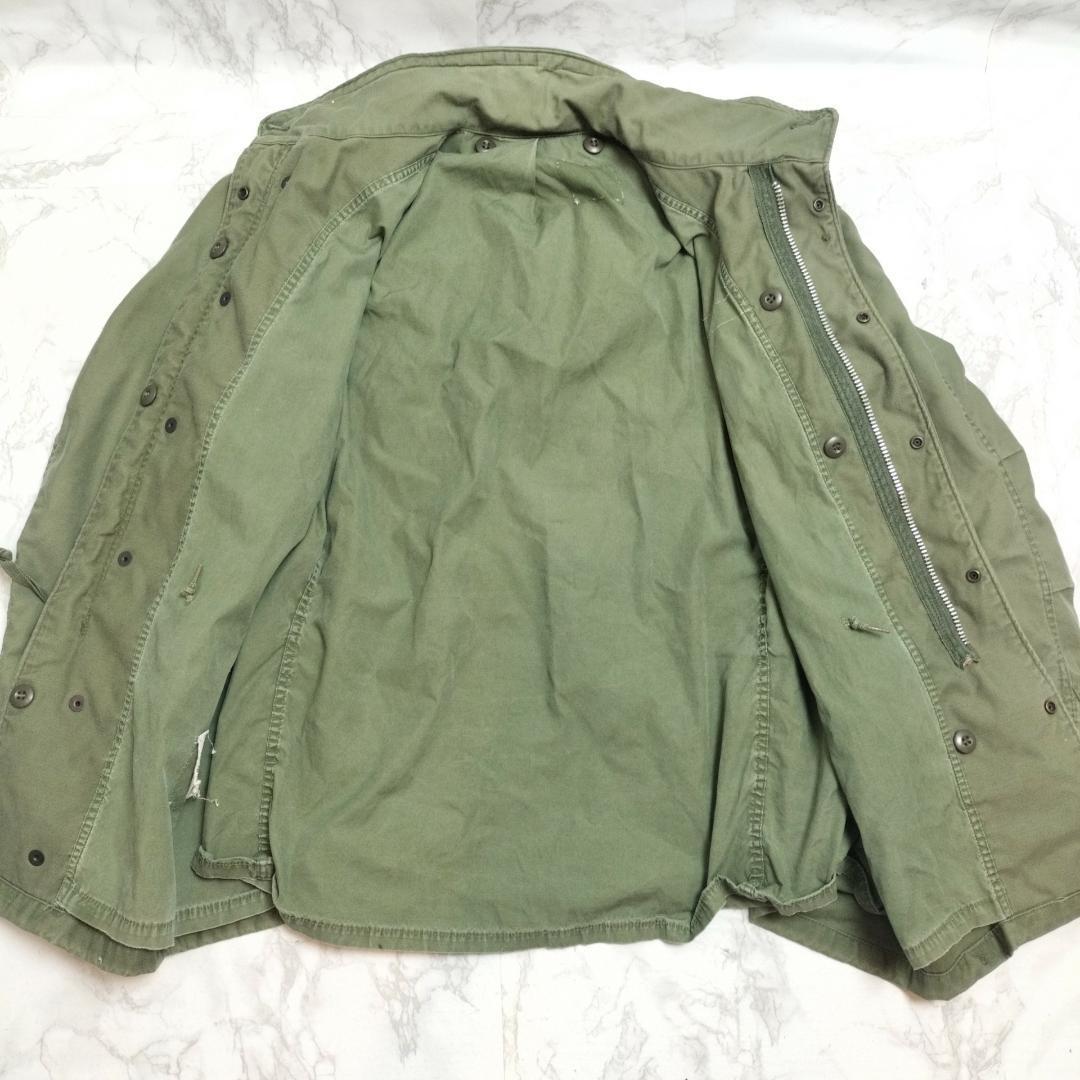 2nd 米軍 実物 M65 Military field JKT アルミジップ