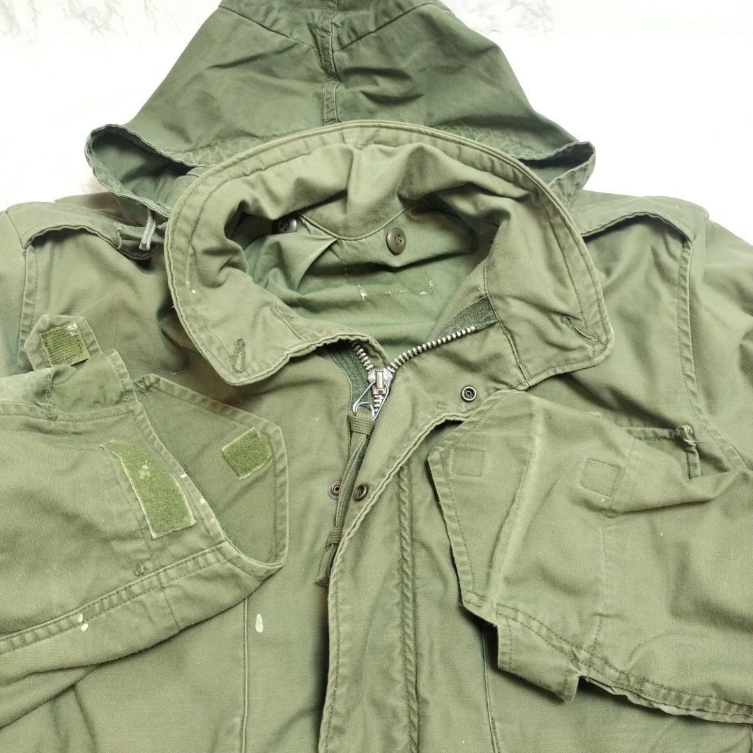 2nd 米軍 実物 M65 Military field JKT アルミジップ