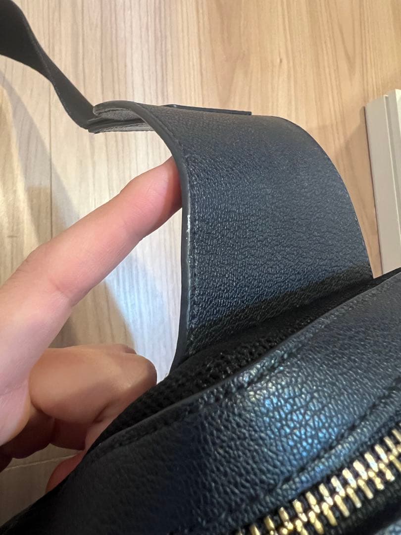 今日のみ❤️ポールスミス　シグネチャージップストライプ/ショルダーバッグ/レザー/