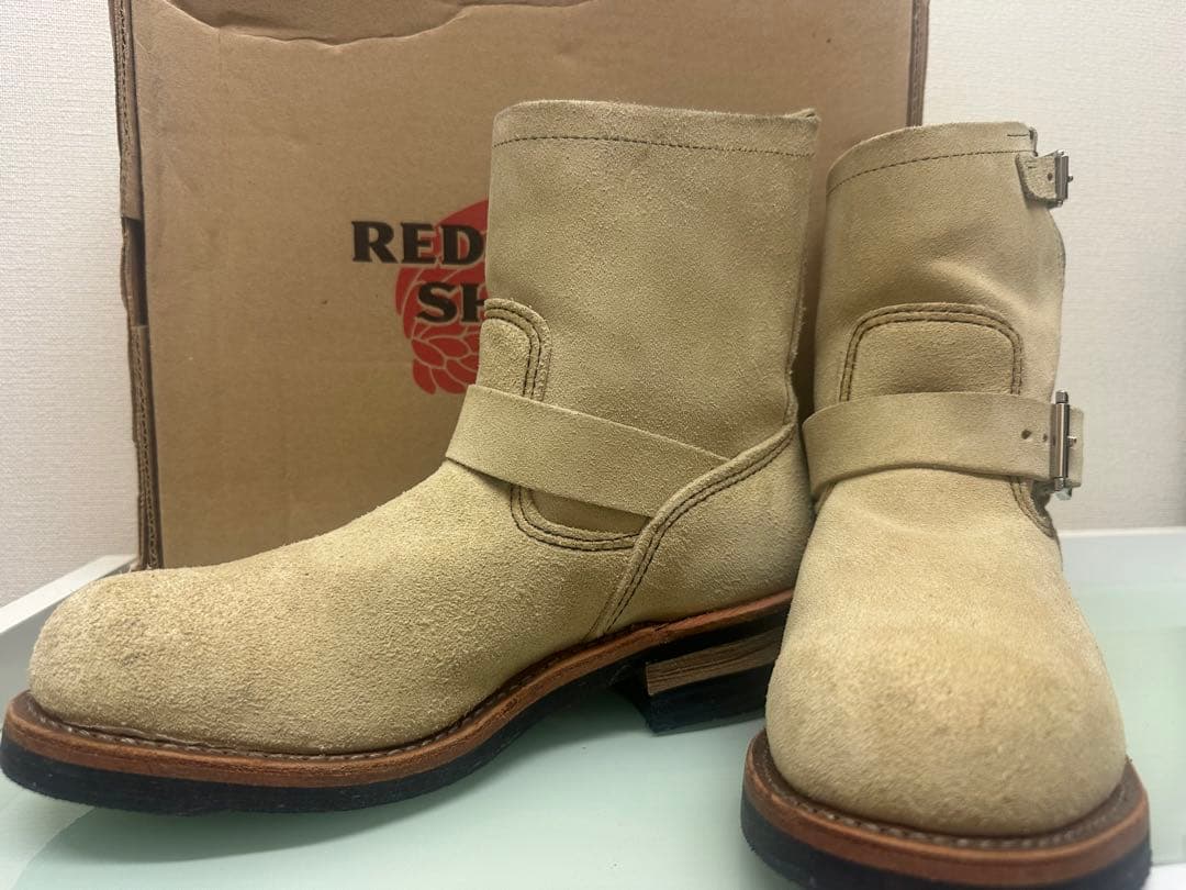 レッドウィング［タグ/10年/2965］ショートエンジニアブーツ 8D 26.0
