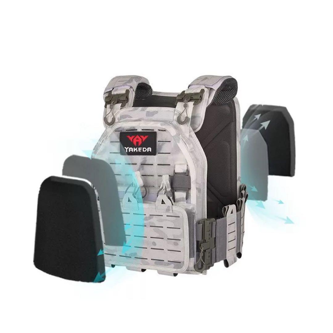 YAKEDA MCAP迷彩　白　タクティカルベスト　サバゲ