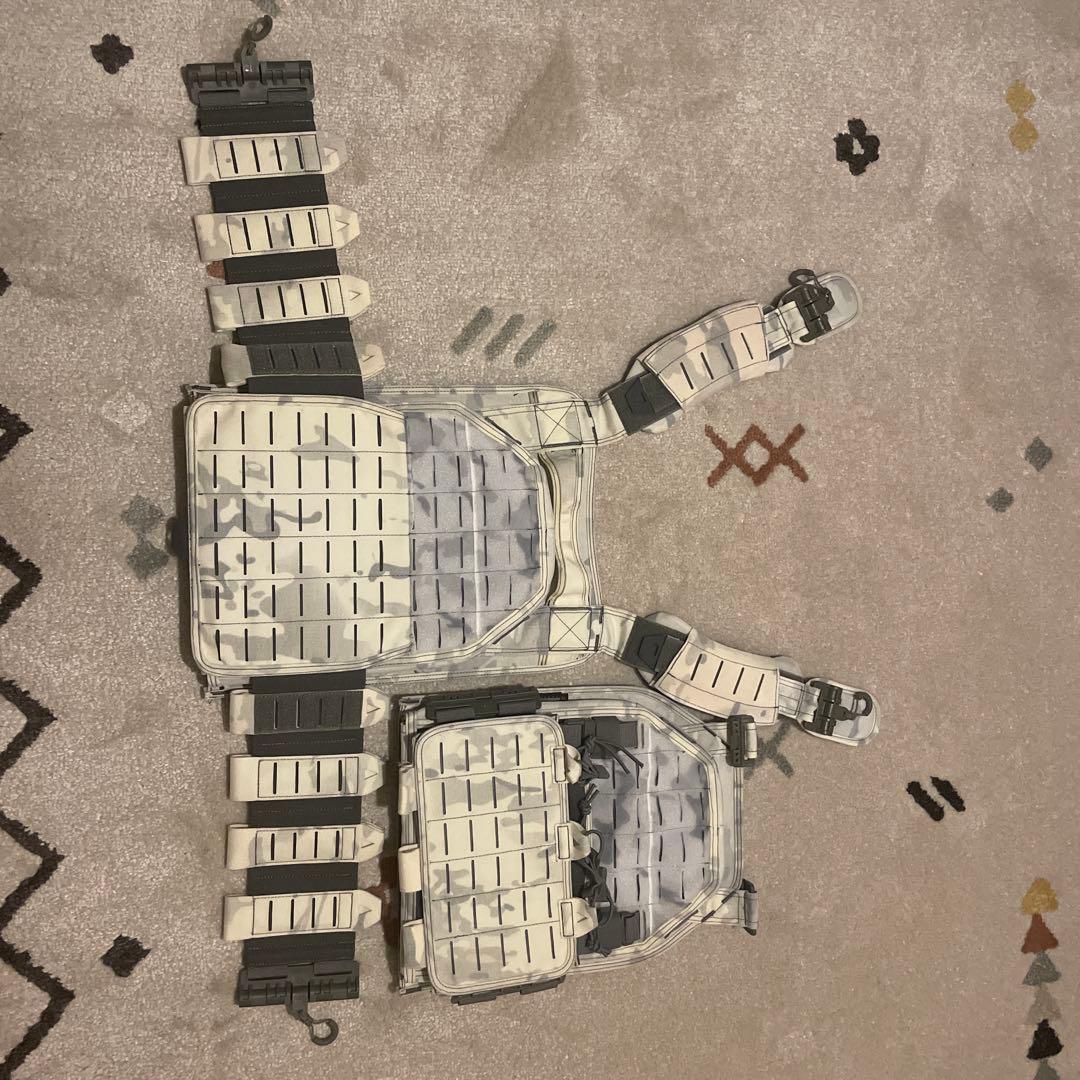 YAKEDA MCAP迷彩　白　タクティカルベスト　サバゲ