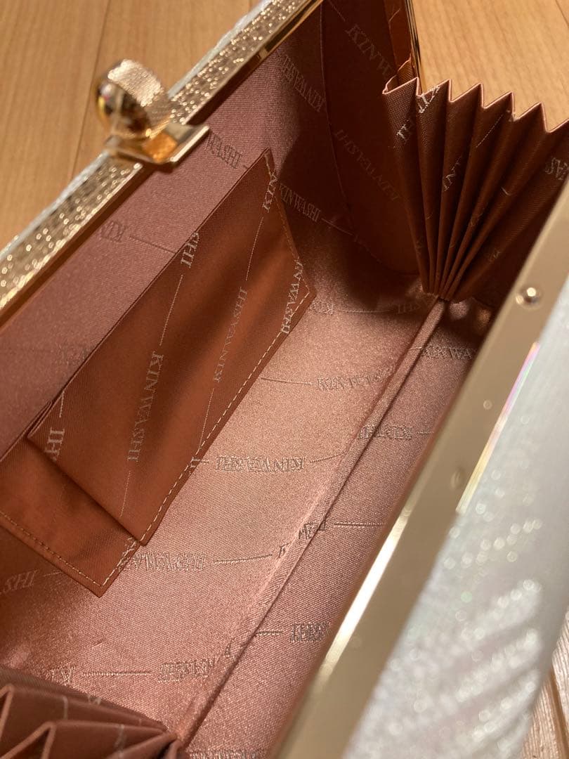 和装バッグ・草履（Mサイズ）セット（箱あり）　銀地