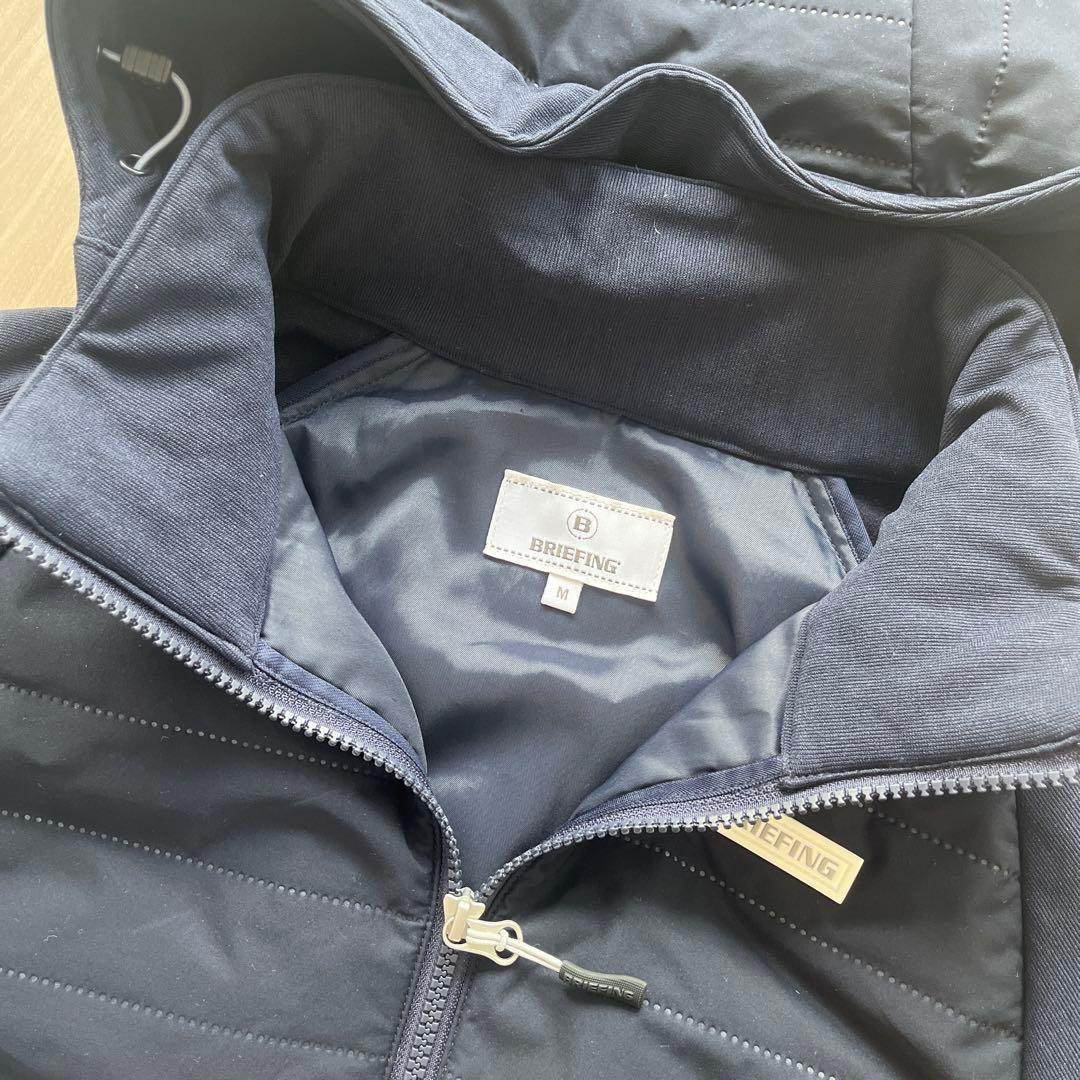 BRIEFING ブリーフィングゴルフ　ネイビー フード付きジャケット ダウン