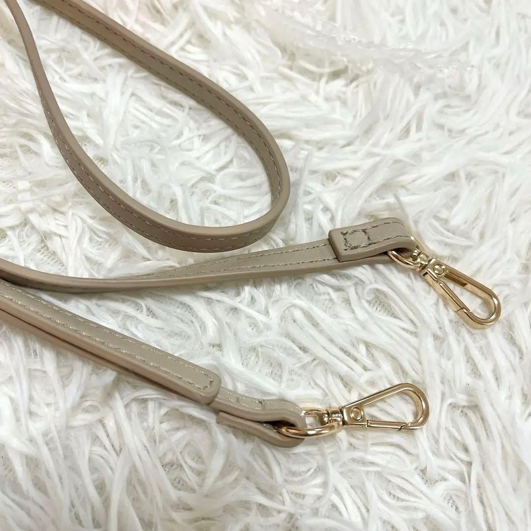 美品♡Herlipto Palma Mini Tote Bag taupe