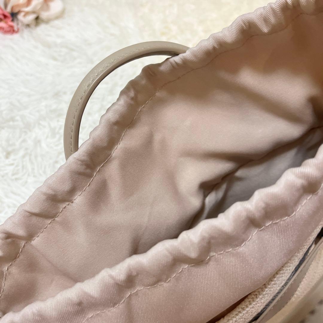 美品♡Herlipto Palma Mini Tote Bag taupe