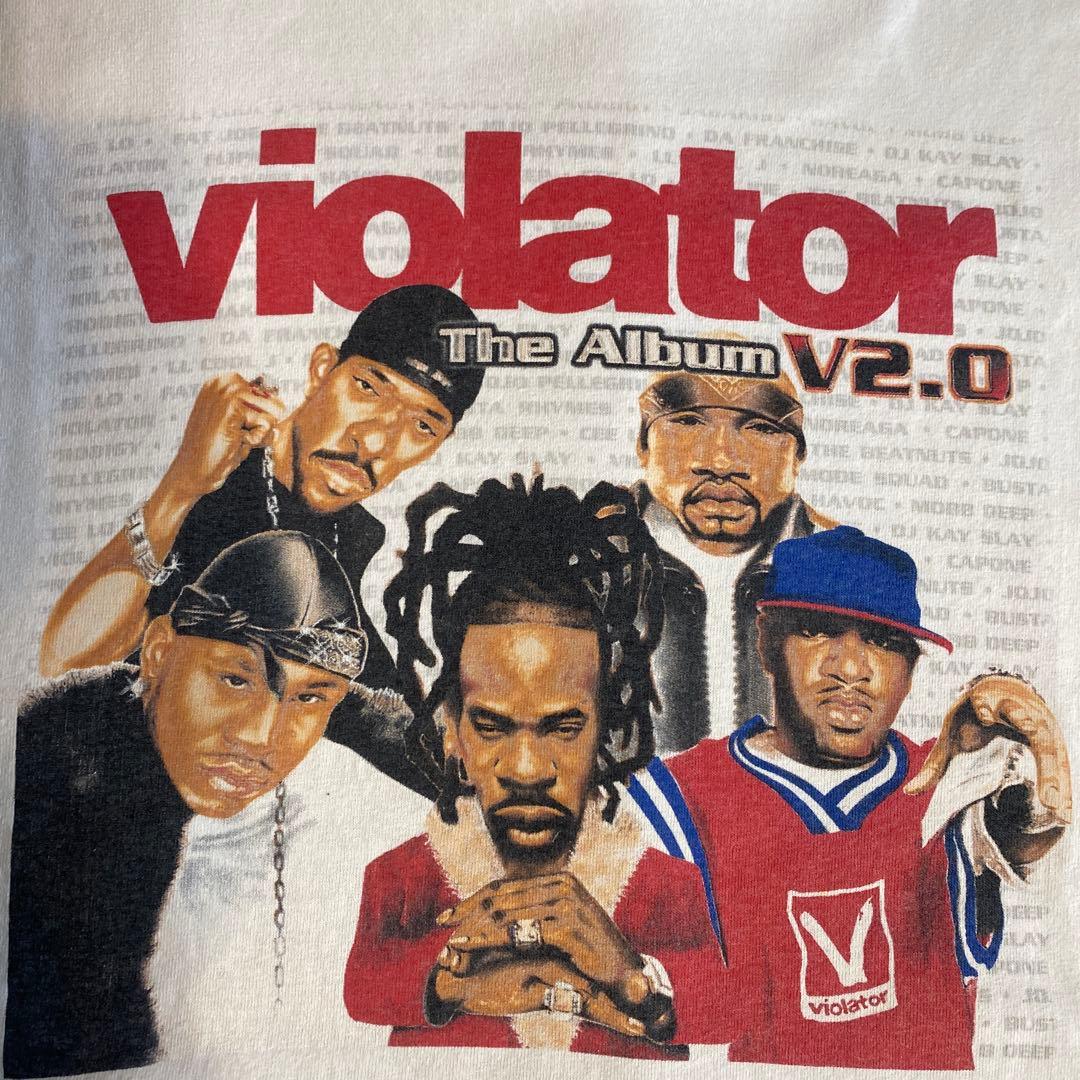 violatorアルバム V2.0 ✖︎masterpiece ビンテージTシャツ