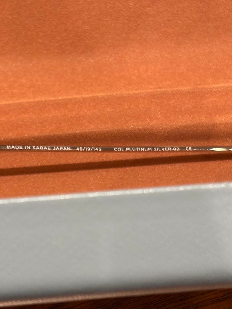 ノチノオプティカル　KOUGETSU #2 OVY KAJA シルバーフレーム