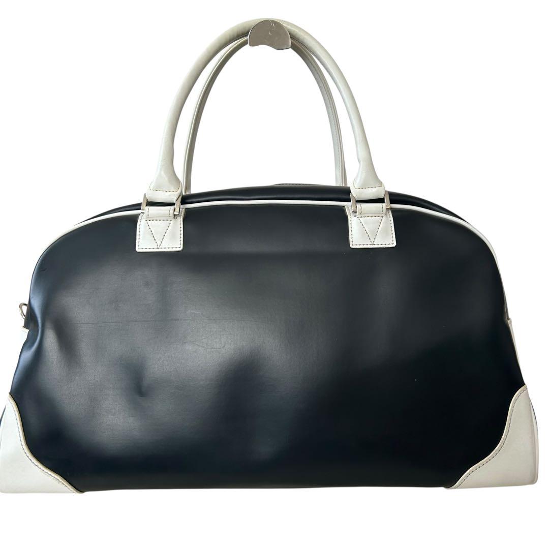 ✨希少✨ Burberry Black Label デカロゴ ボストンバッグ