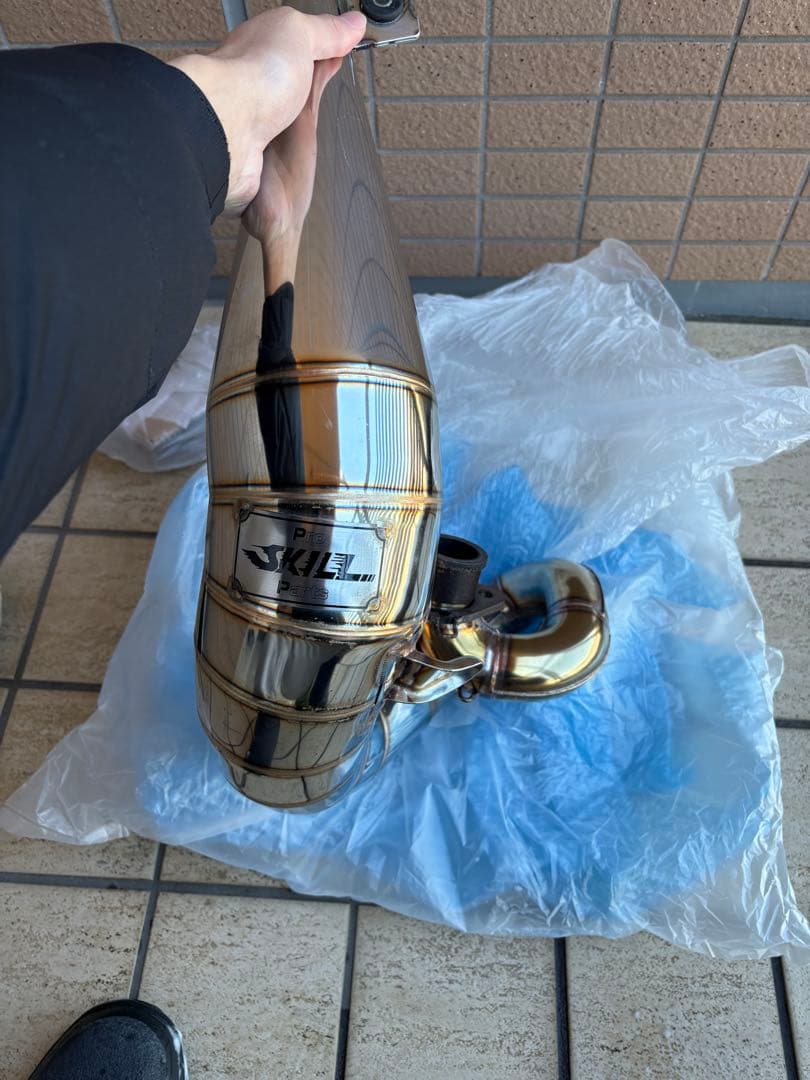 ランツァ プロスキル チャンバーとマフラーYAMAHA DT230 LANZA