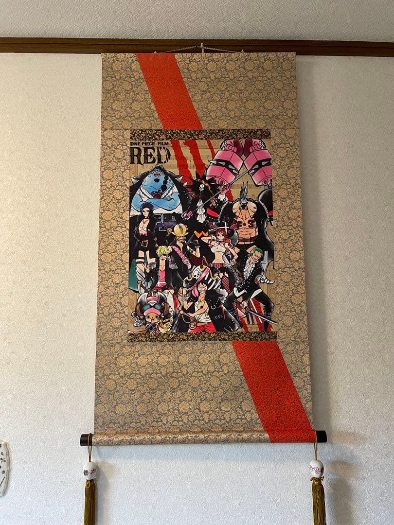 アニメワンピースRED 一点物♡掛け軸