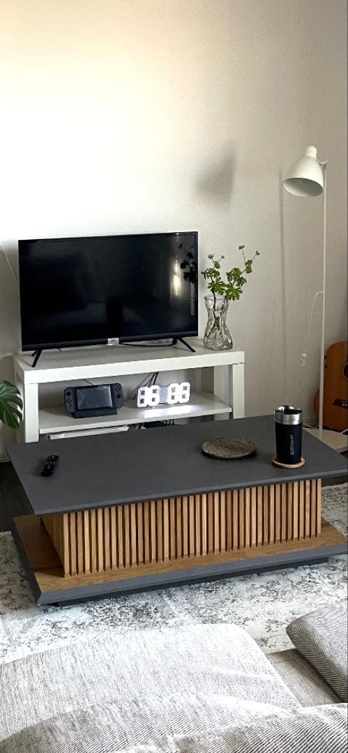 和風 スリットデザイン センターテーブル　暮らしのデザイン