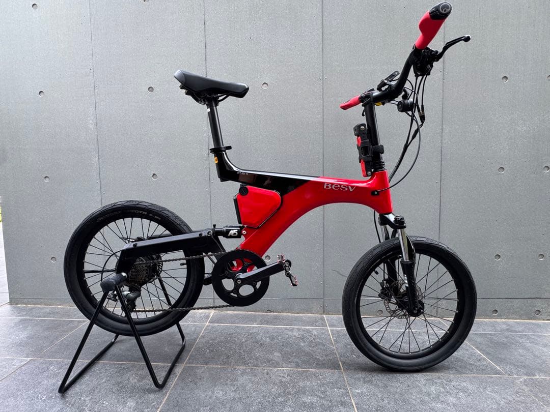 BESV PS-1 レッド カーボン e-Bike 点検済 バッテリー良好