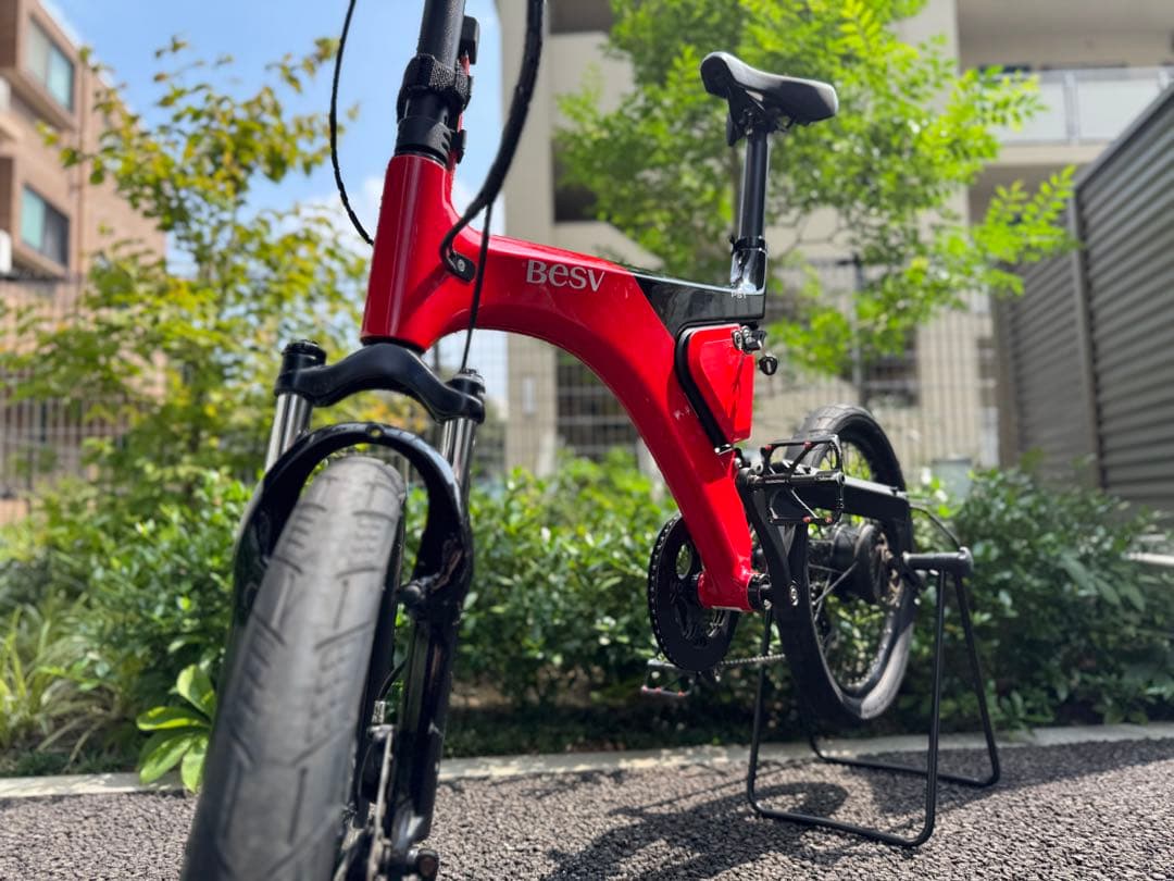 BESV PS-1 レッド カーボン e-Bike 点検済 バッテリー良好