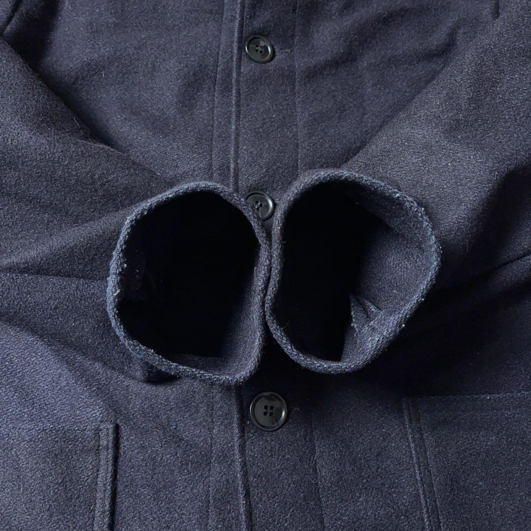 70s UK製 Melton Wool Work Jacket