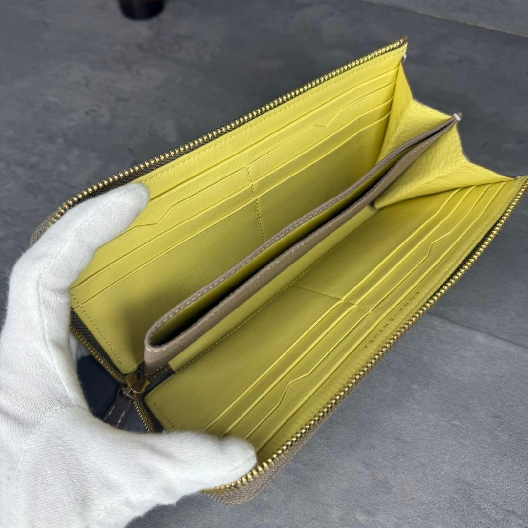 【極美品】BONAVENTURA ボナベンチュラ ロングL字ウォレット 長財布