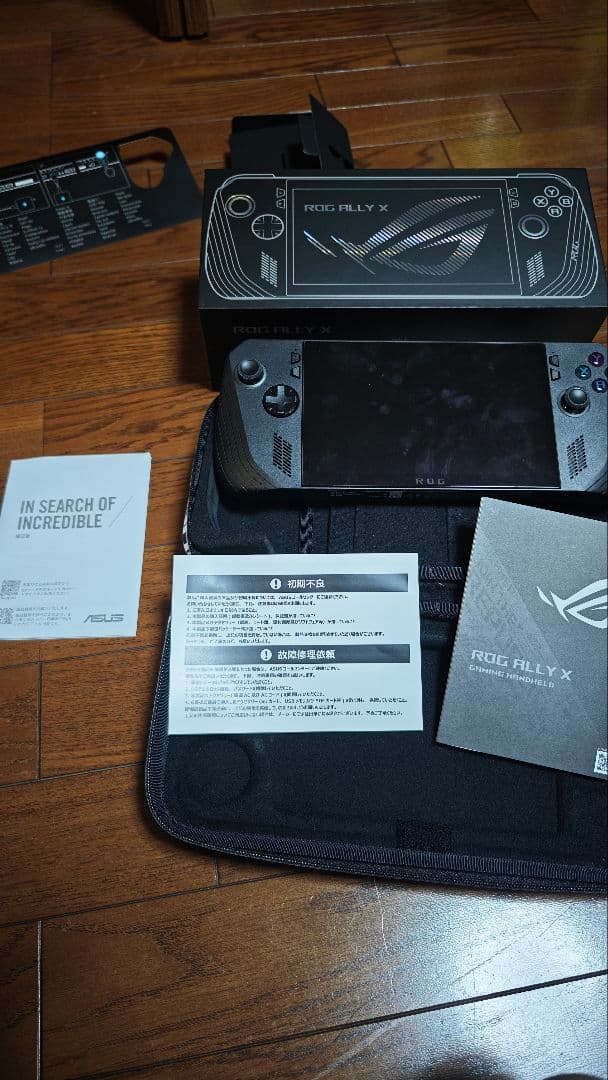 ASUS ROG Ally X RC72LA-Z1E24G1T ブラック