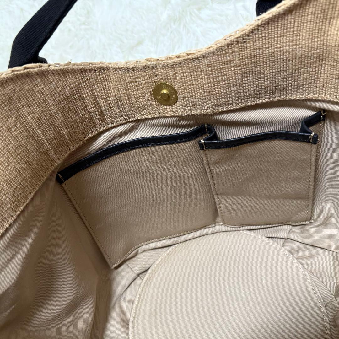 ヴィオラドーロ SANDRO かごバッグ ラフィア ベージュ V-8087