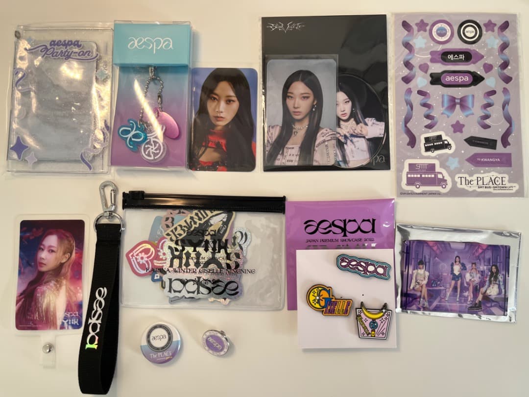 aespa ジゼル トレカ うちわ MD グッズ  ヨントン sgs