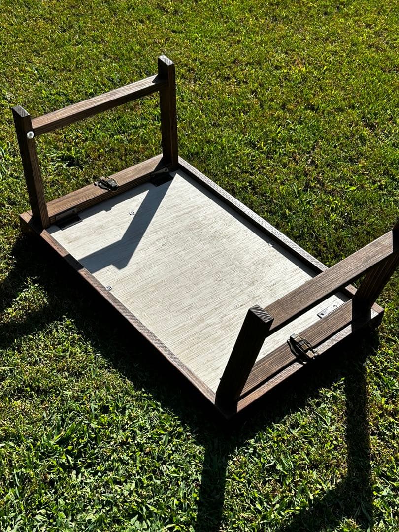 オルテガ　テーブル　キャンプ　ローテーブル折りたたみ（W×R）