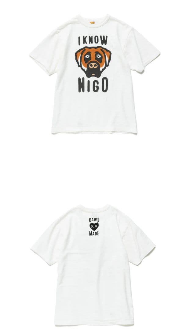 正規品HUMAN MADE×KAWS Tシャツ（L）nigo 橋本環奈着　激レア