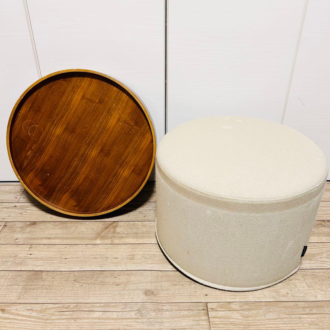 SOFTLINE DRUMS POUF 45×30 ベージュ(ハンドルあり)