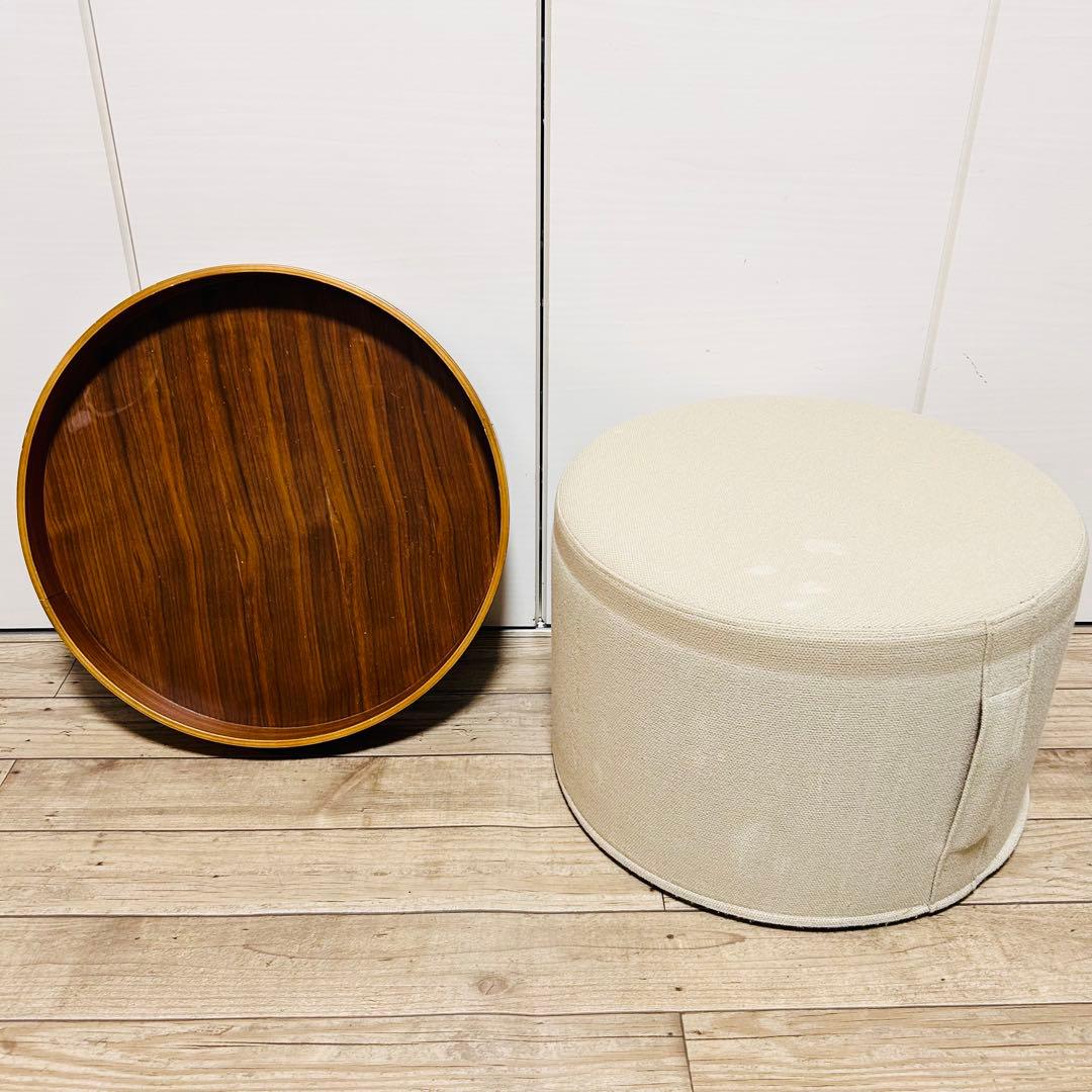 SOFTLINE DRUMS POUF 45×30 ベージュ(ハンドルあり)