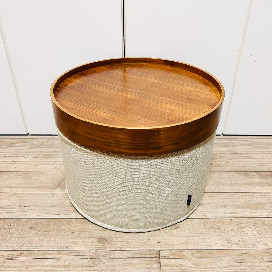 SOFTLINE DRUMS POUF 45×30 ベージュ(ハンドルあり)