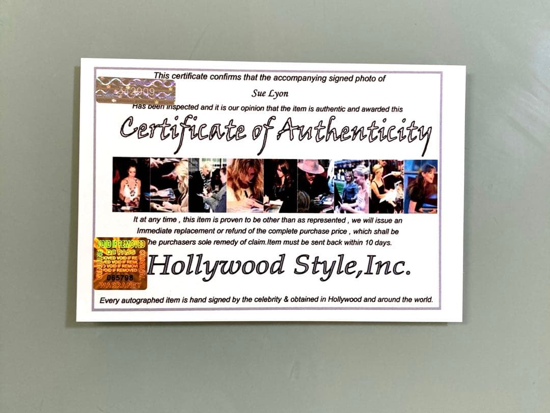 スーリオン直筆サイン入り超大型写真…