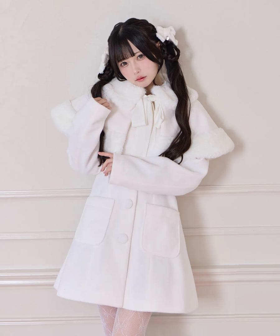 Honey cinammon エコファーボレロAラインコート