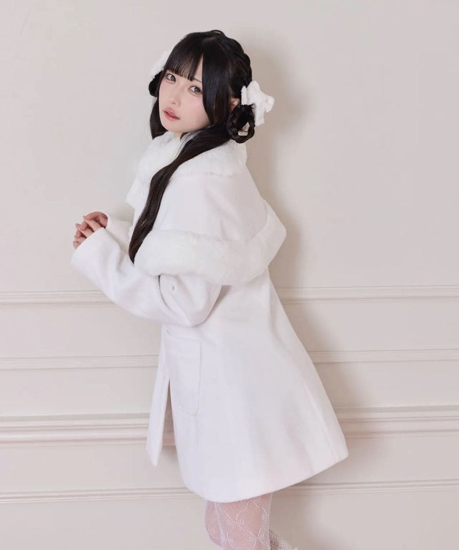 Honey cinammon エコファーボレロAラインコート