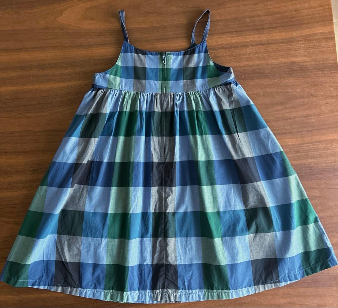 ファミリア　チェック柄ワンピース　テリア　現行品　110